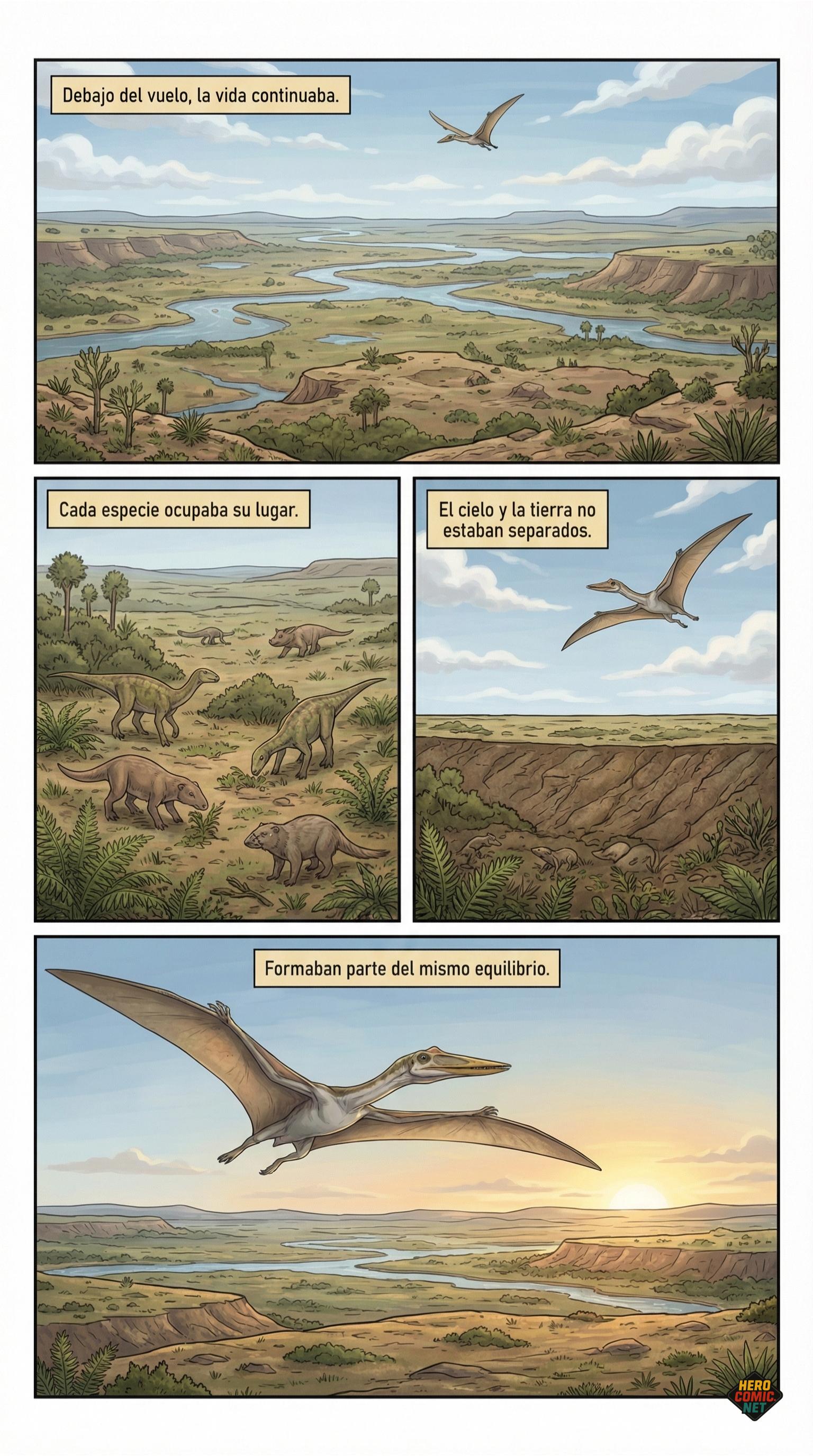 Página 10 - Debajo del vuelo, la vida continuaba