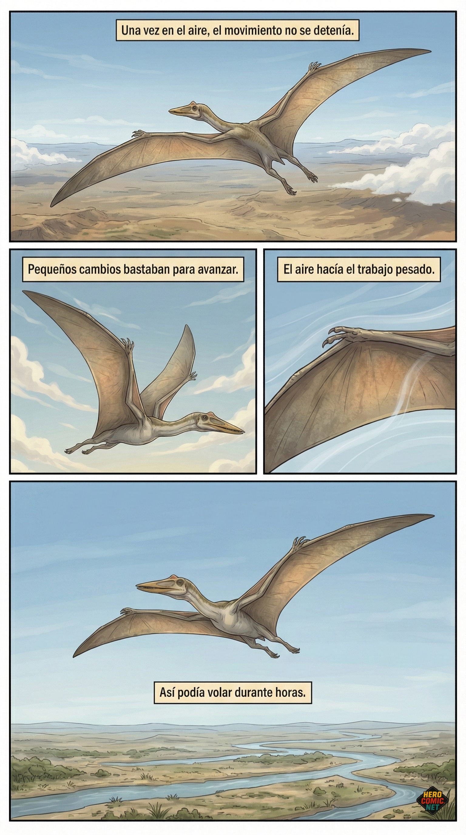 Página 9 - Una vez en el aire, el movimiento no se detenía